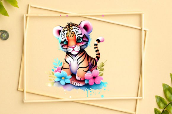 Download Cute Baby Tiger Clipart Bundle - Tiger Collection