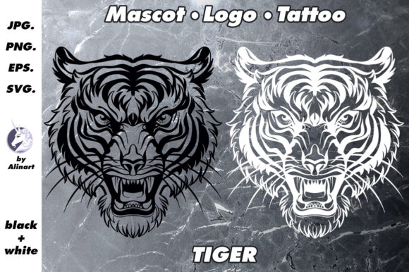 Download Mascot and Logo Angry Tiger Illustration - Tiger Collection