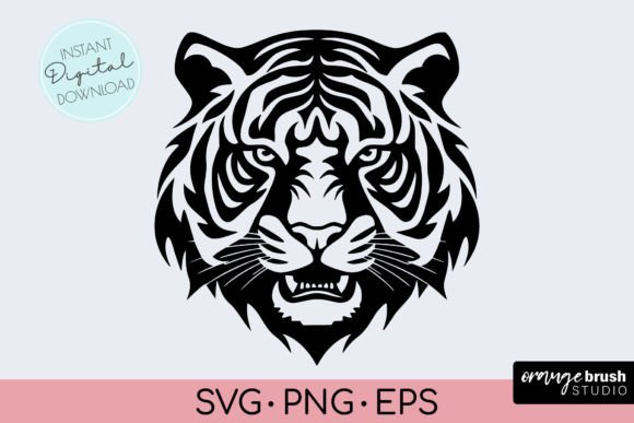 Download Tiger SVG | Tiger Head | Tiger Face SVG - Tiger Collection