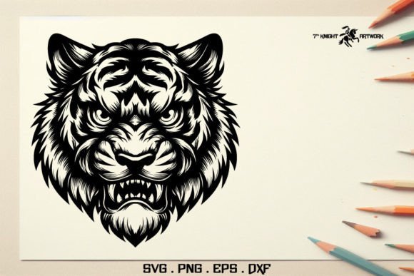 Download Tiger Head Svg - Tiger Collection