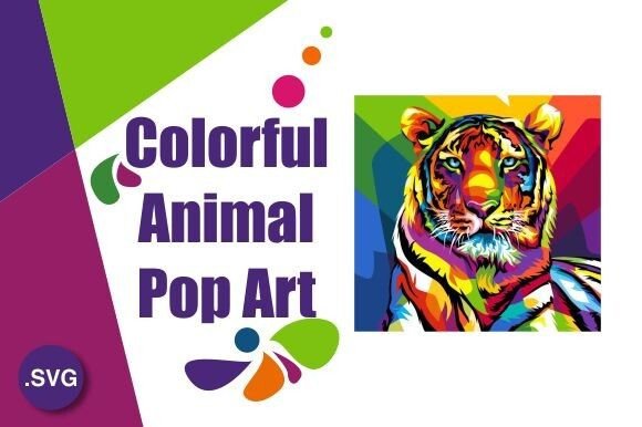 Download Colorful Tiger Illustration - Tiger Collection