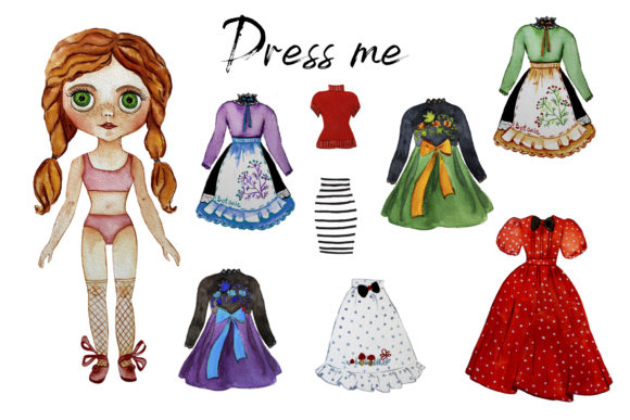 Download Paper Doll with Clothes - Premium Bundle